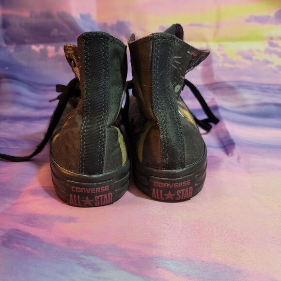 Converse Chuck Taylor All Star Hi DC Comics Joker Black Face Men's 4 Women's 6 - Picture 5 of 15